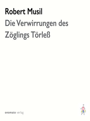 cover image of Die Verwirrungen des Zöglings Törleß